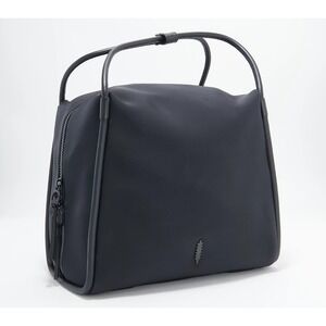 THACKER "Maddy" Neoprene Duffel Tote Large Black New w Tags‎ MSRP $198